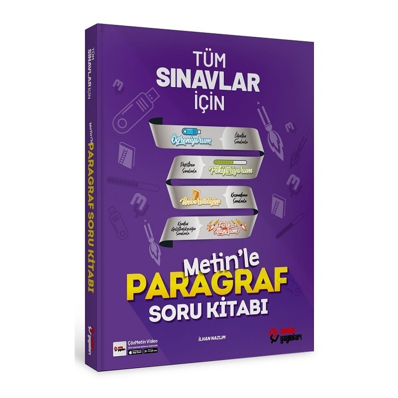 TYT AYT Tüm Sınavlar İçin Metin'le Paragraf Soru Kitabı