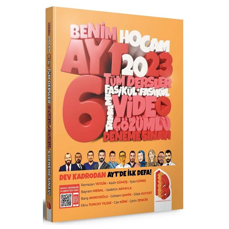 Tüm Dersler Tamamı Video Çözümlü 6 Fasikül Deneme Sınavı