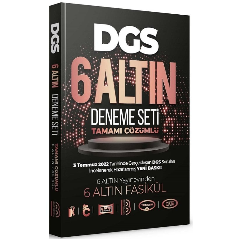 DGS Tamamı Çözümlü 6 Altın Deneme Seti