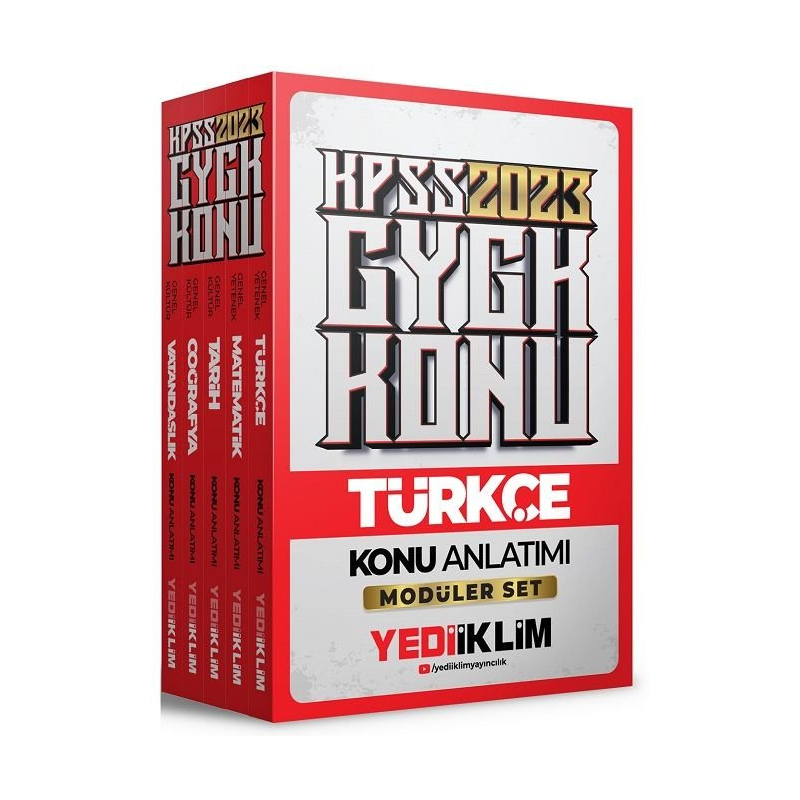 Türkçe Konu Anlatımı (Modüler Set)