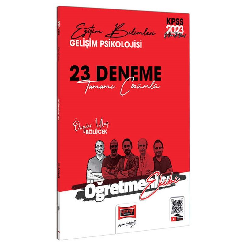 Öğretmenler Ekibi Gelişim Psikolojisi Tamamı Çözümlü 23 Deneme Sınavı