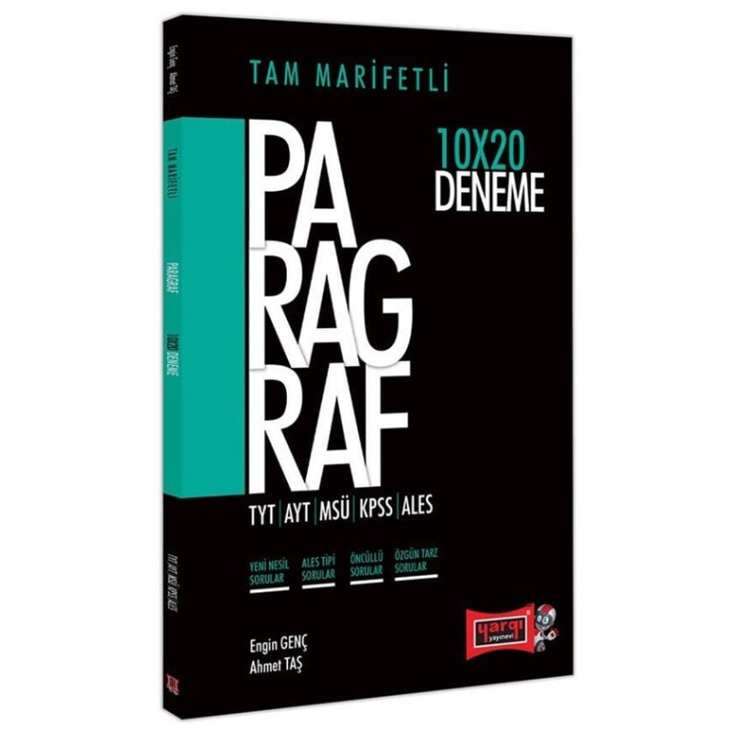 TYT AYT MSÜ KPSS ALES İçin Tam Marifetli Paragraf 10x20 Deneme