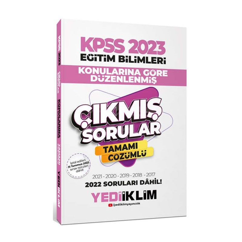 Konularına Göre Tamamı Çözümlü Çıkmış Sorular (2017-2022)