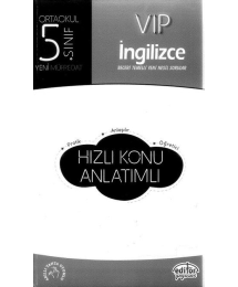 VIP INGILIZCE HIZLI KONU ANLATIMLI