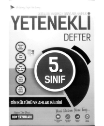 DİN KÜLTÜRÜ VE AHLAK BİLGİSİ YETENEKLİ DEFTER