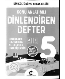 DİN KÜLTÜRÜ VE AHLAK BİLGİSİ DİNLENDİREN DEFTER