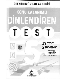 DİN KÜLTÜRÜ VE AHLAK BİLGİSİ DİNLENDİREN TEST