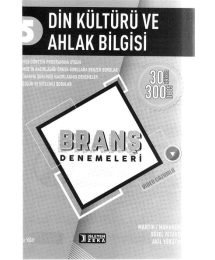 DİN KÜLTÜRÜ VE AHLAK BİLGİSİ BRANŞ DENEMELERİ