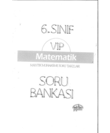 VIP MATEMATİK SORU BANKASI