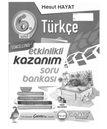 TÜRKÇE ETKİNLİKLİ KAZANIM SORU BANKASI