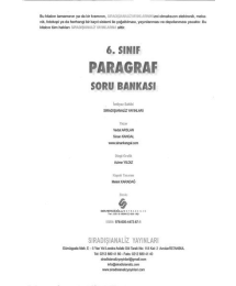 PARAGRAF SORU BANKASI
