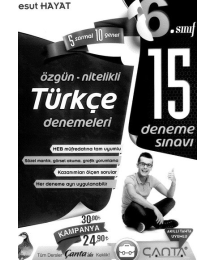 ÖZGÜN NİTELİK TÜRKÇE DENEMELERİ 15 ADET