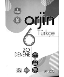 ORJİN TÜRKÇE 20 DENEME
