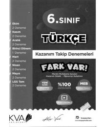 TÜRKÇE KAZANIM TAKİP DENEMELERİ FARK VAR