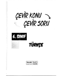 ÇEVİR KONU ÇEVİR SORU TÜRKÇE