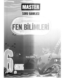 MASTER SORU BANKASI FEN BİLİMLERİ
