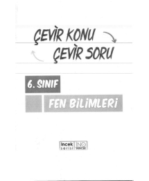 ÇEVİR KONU ÇEVİR SORU FEN BİLİMLERİ