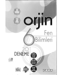 ORJİN FEN BİLİMLERLİ 20 DENEME