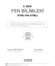 FEN BİLİMLERİ KONU ANLATIMLI