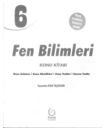 FEN BİLİMLERİ KONU KİTABI