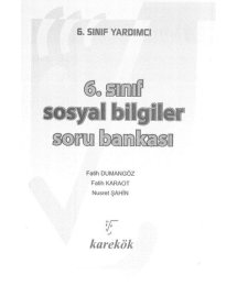 SOSYAL BİLGİLER SORU BANKASI