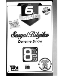 SOSYAL BİLGİLER DENEME SINAVI 8 ADET
