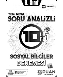 SORU ANALİZİ 10+1 SOSYAL BİLGİLER DENEMESİ