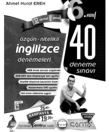 ÖZGÜN NİTELİKLİ İNGİLİZCE DENEMELERİ