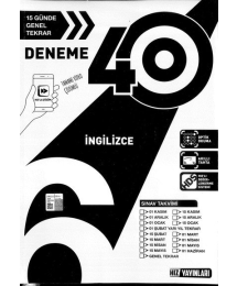 40 DENEME İNGİLİZCE