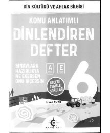 DİN KÜLTÜRÜ VE AHLAK BİLGİSİ KONU ANLATIMLI DEFTER