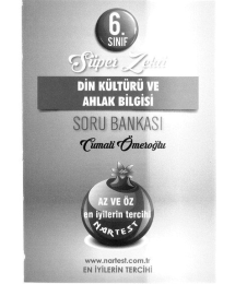 DİN KÜLTÜRÜ VE AHLAK BİLGİSİ SORU BANKASI