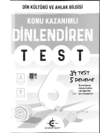 DİN KÜLTÜRÜ VE AHLAK BİLGİSİ KONU KAZANIMLI TEST