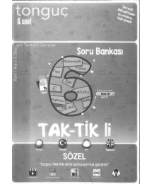 TAK-TİK'Lİ SÖZEL SORU BANKASI