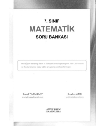 MATEMATİK SORU BANKASI