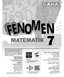 FENOMEN MATEMATİK SORU BANKASI