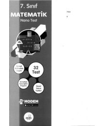 MATEMATİK NANO TEST 32 TEST