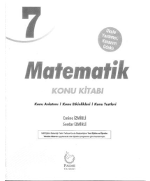 MATEMATİK KONU KİTABI