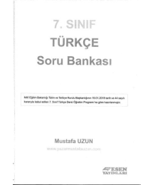 TÜRKÇE SORU BANKASI