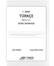 TÜRKÇE ÜÇRENK SORU BANKASI