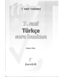 TÜRKÇE SORU BANKASI