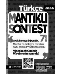 TÜRKÇE MANTIKLI SON TEST
