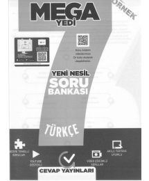 MEGA YEDİ YENİ NESİL SORU BANKASI TÜRKÇE