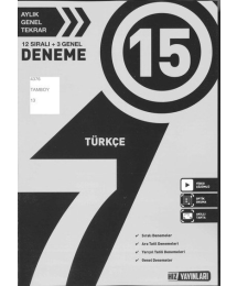 15 DENEME TÜRKÇE