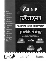 TÜRKÇE KAZANIM TAKİP DENEMELERİ FARK VAR