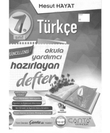 TÜRKÇE OKULA YARDIMCI HAZIRLAYAN DEFTER