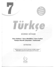 TÜRKÇE KONU KİTABI
