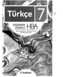 TÜRKÇE KAZANIM ODAKLI KONU ANLATIMI