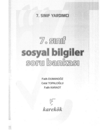 SOSYAL BİLGİLER SORU BANKASI