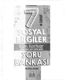 SOSYAL BİLGİLER KİM KORKAR SORU BANKASI