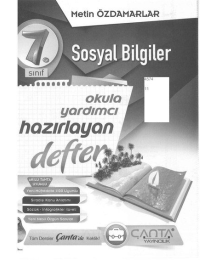 SOSYAL BİLGİLER OKULA YARDIMCI HAZIRLAYAN DEFTER